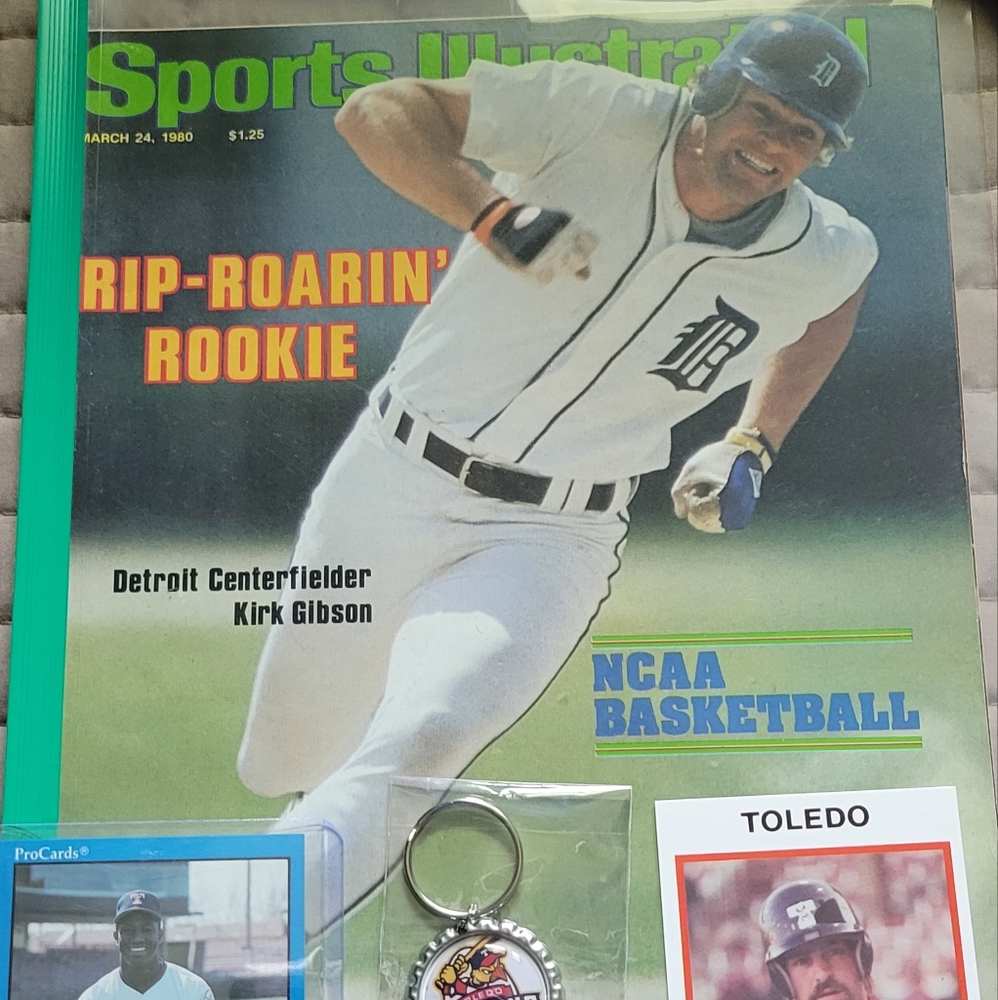 Kirk Gibson Baseball "Journey"Detroit Tigers Memorabilia Set